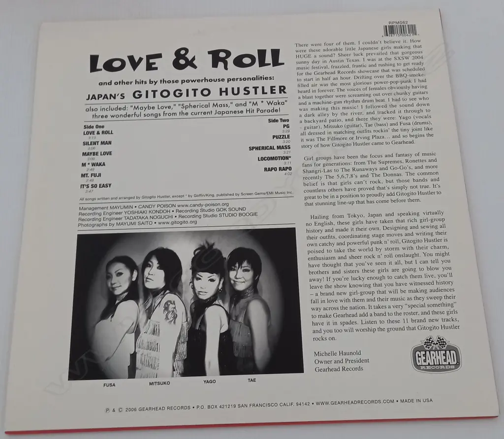 Gitogito Hustler, Love & Roll (teal blue vinyl) Image 1++